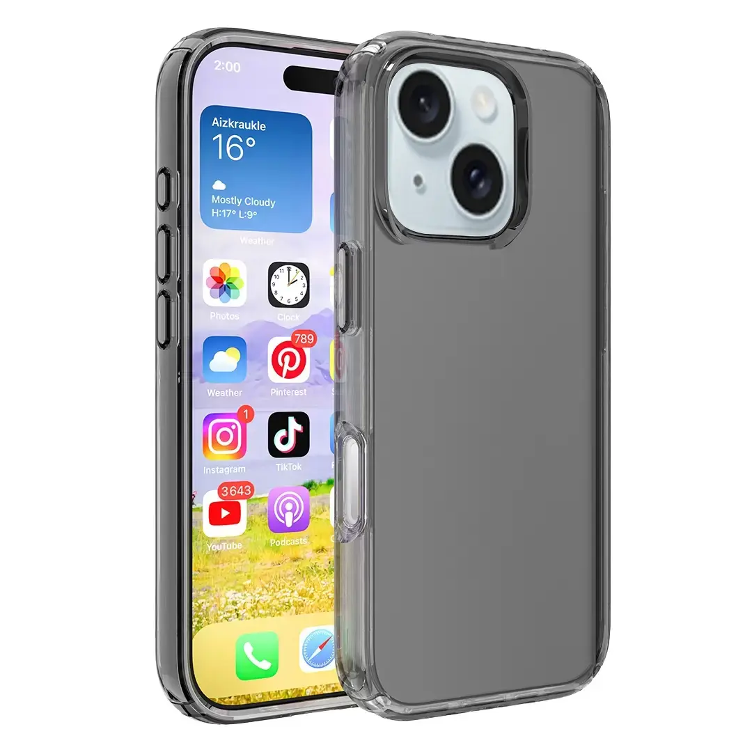 iPhone 13 Mini Fleck Case Clear Black